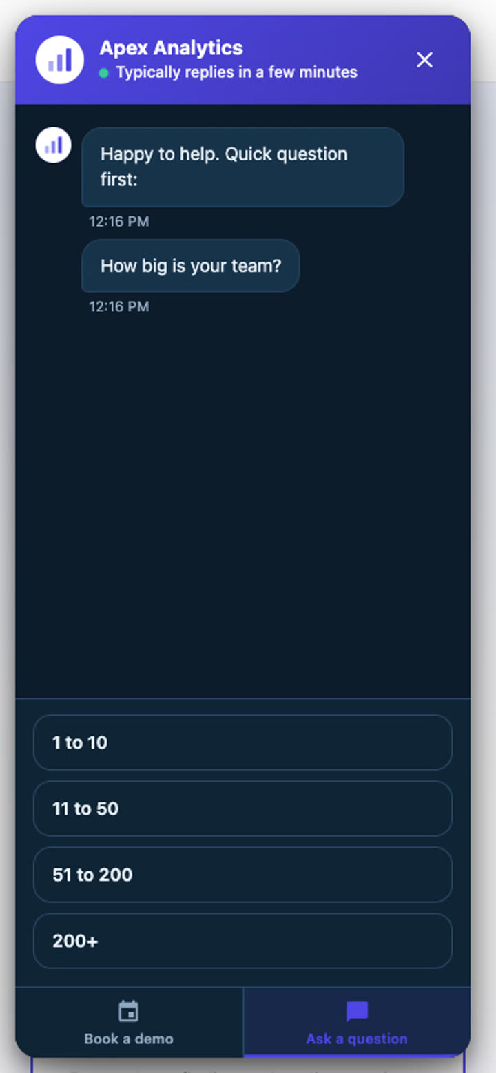 A Magnet conversation running full screen on a phone